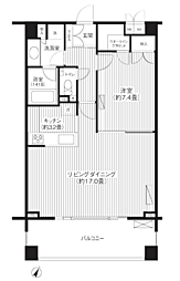 グランハイツ代々木 3階1LDKの間取り