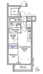 イプセ初台 1階