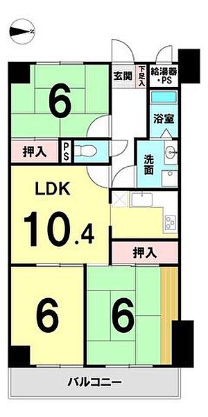間取りを拡大表示
