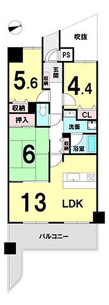 間取りを拡大表示