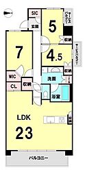シャリエ和歌山大学ヴェリテ　8階　3LDK