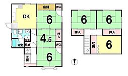 狐島　中古戸建　2階6DK 6DKの間取り