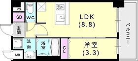 兵庫県神戸市長田区二番町3丁目7（賃貸マンション1LDK・5階・30.02㎡） その2