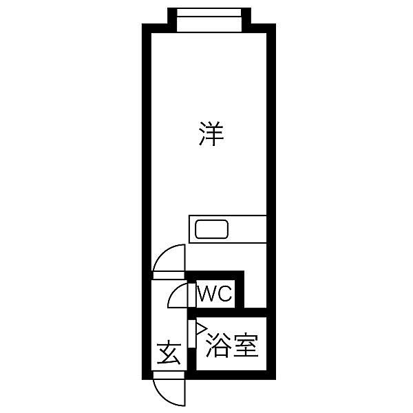 プチメゾン 102｜北海道小樽市稲穂４丁目(賃貸アパート1R・2階・16.23㎡)の写真 その2