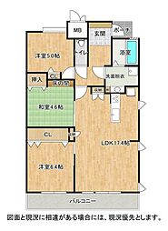 間取図画像 3LDK