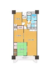間取図画像 3LDK