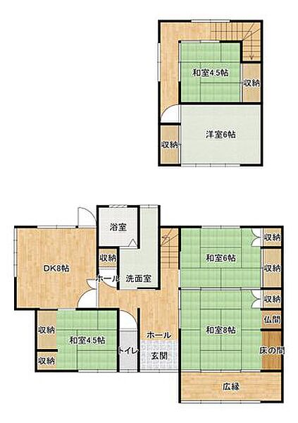 間取りを拡大表示