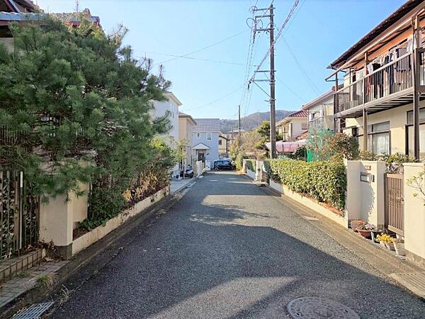 北側道路　東側から撮影