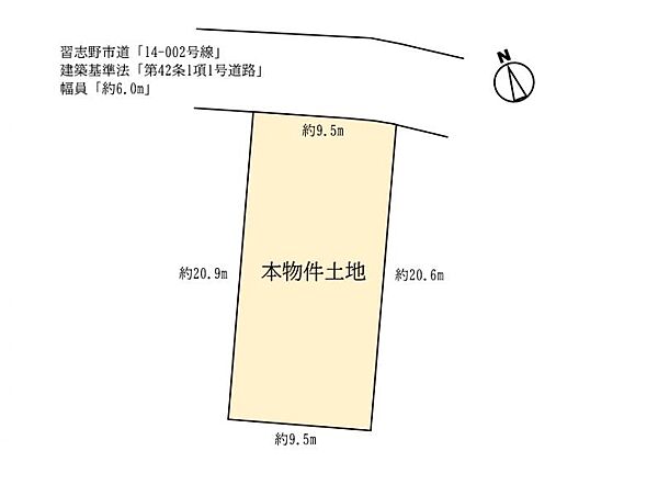 土地面積198.34平米古屋付き土地