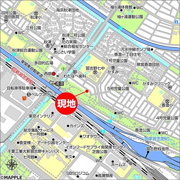 JR京葉線「新習志野」駅：徒歩9分