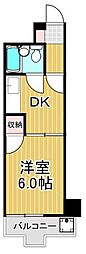 ホームズアオト 1DKの間取図画像
