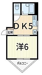 間取図画像 1DK
