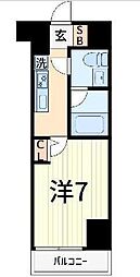 GENOVIA金町 307 3階1Kの間取り