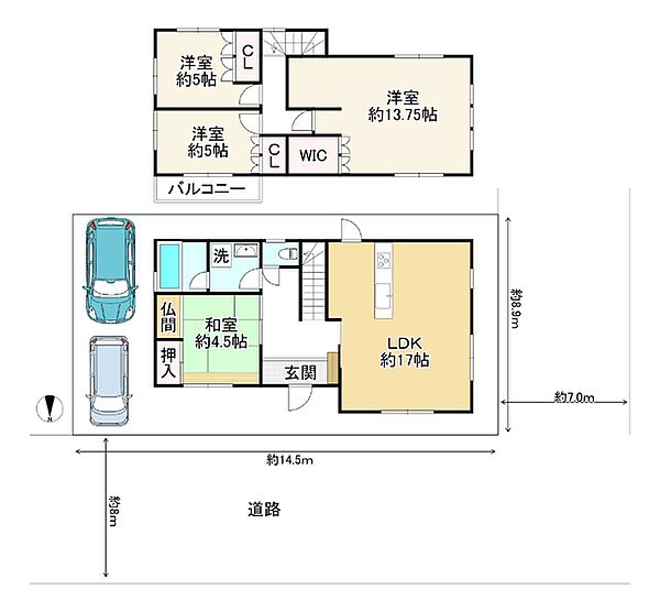 間取り：326000224773