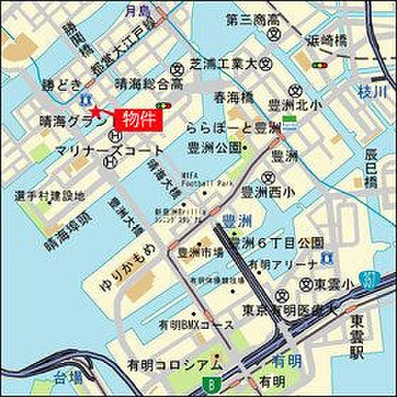 東京都中央区勝どき4丁目(賃貸マンション2LDK・24階・68.56㎡)の写真 その10