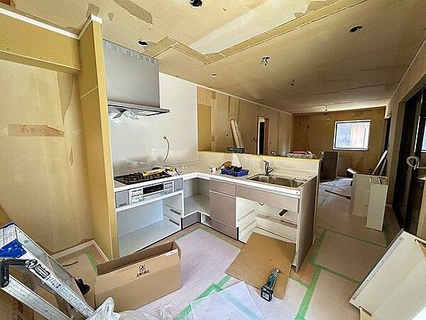 キッチン　4月19日時点の写真になります