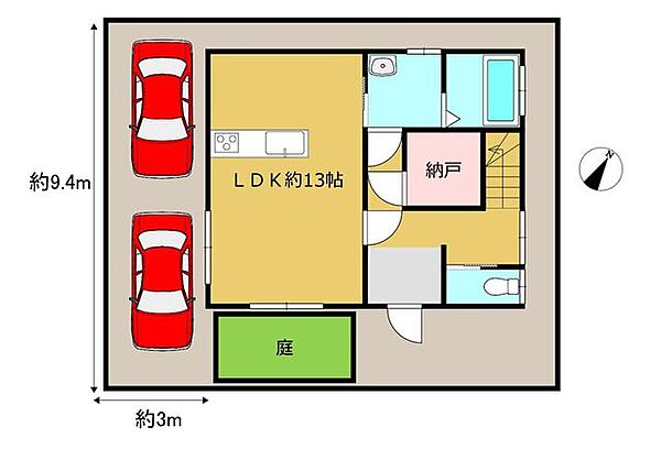 間取りを拡大表示