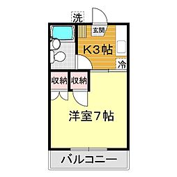 間取図画像 1K