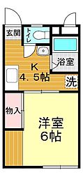 間取図画像 1K