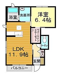 間取図画像 1LDK