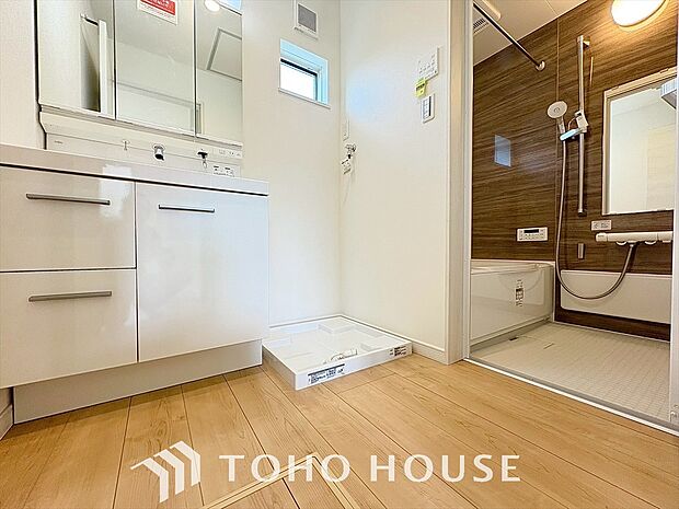 使いやすく清潔感のある洗面所。快適な身支度をサポートします。