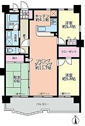 間取図画像 3LDK