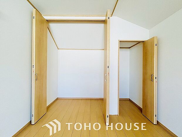 使い勝手の良い収納スペースで。収納のゆとりは心のゆとり。大事なものを大切にしまえる快適スペース。