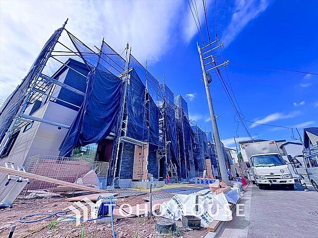 陽光をたっぷり浴びる、輝く住まい。現況写真です。