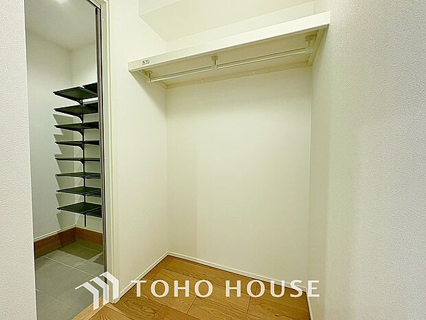 使い勝手の良い収納スペースで。収納のゆとりは心のゆとり。大事なものを大切にしまえる快適スペース。