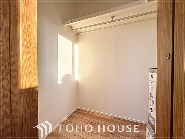 使い勝手の良い収納スペースで。収納のゆとりは心のゆとり。大事なものを大切にしまえる快適スペース。