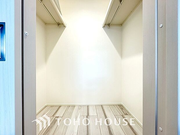 使い勝手の良い収納スペースで。収納のゆとりは心のゆとり。大事なものを大切にしまえる快適スペース。