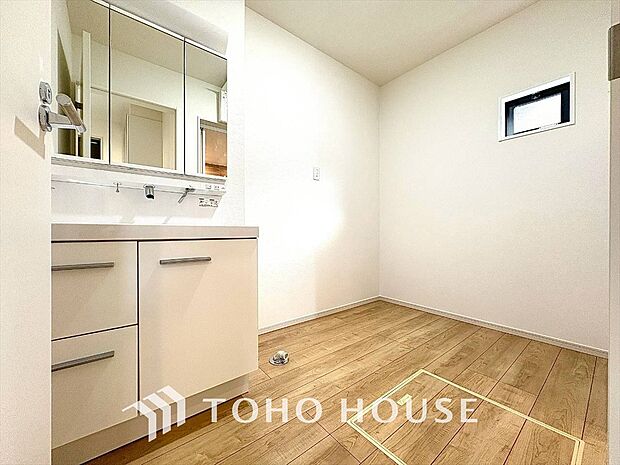 使いやすく清潔感のある洗面所。快適な身支度をサポートします。