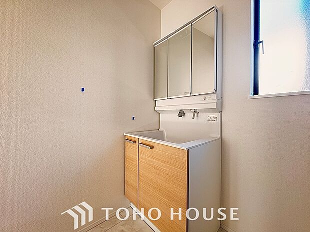 使いやすく清潔感のある洗面所。快適な身支度をサポートします。