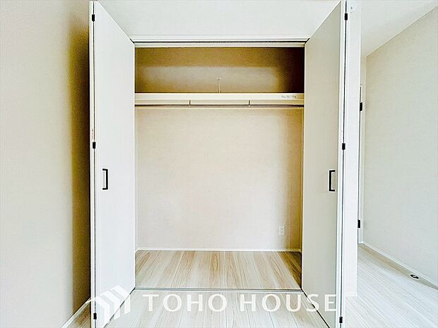 使い勝手の良い収納スペースで。収納のゆとりは心のゆとり。大事なものを大切にしまえる快適スペース。