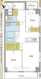 シティコープ立川 2LDKの間取り