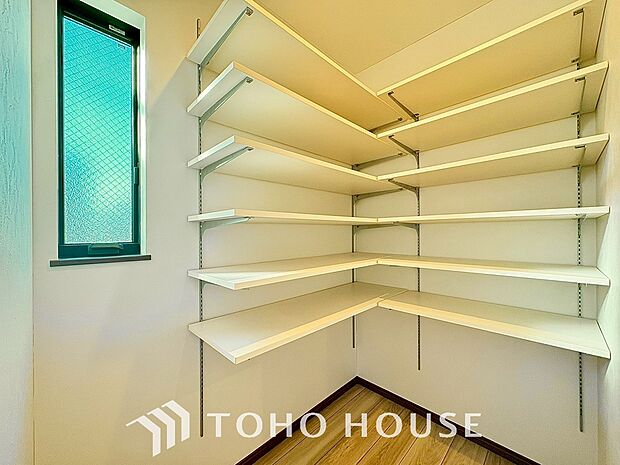 使い勝手の良い収納スペースで。収納のゆとりは心のゆとり。大事なものを大切にしまえる快適スペース。