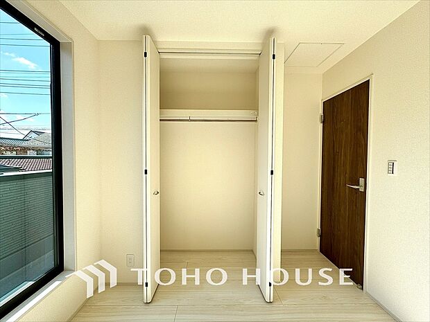 使い勝手の良い収納スペースで。収納のゆとりは心のゆとり。大事なものを大切にしまえる快適スペース。