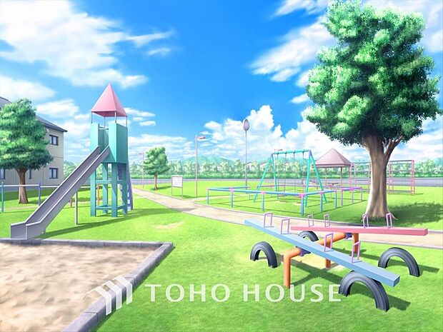 武蔵台公園 距離約500m