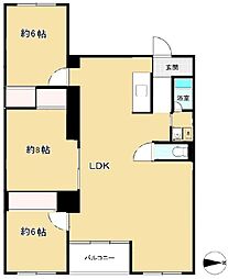 間取図画像 3LDK