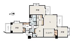 プライム府中武蔵野台第2 3LDKの間取図画像