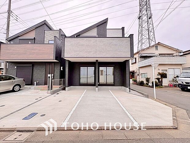 鮮やかなデザインと美しさが際立つ外観、心地よい暮らしのはじまり。