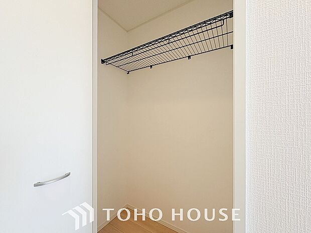 使い勝手の良い収納スペースで。収納のゆとりは心のゆとり。大事なものを大切にしまえる快適スペース。