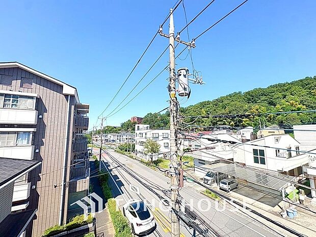 バルコニーからの眺望です。