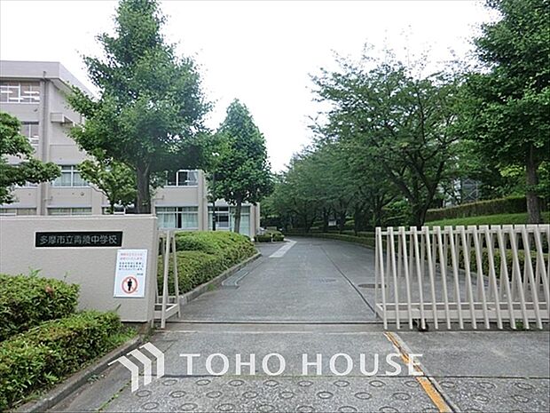 多摩市立青陵中学校 距離約1200m