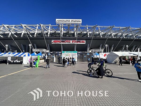 味の素スタジアム 距離約350m