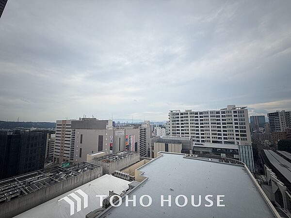 バルコニーからの眺望です。