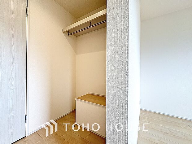 使い勝手の良い収納スペースで。収納のゆとりは心のゆとり。大事なものを大切にしまえる快適スペース。