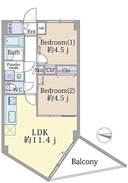 間取りを拡大表示