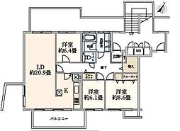 間取図画像 3LDK