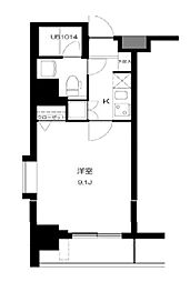 T＆G神田マンション 9階1Kの間取り